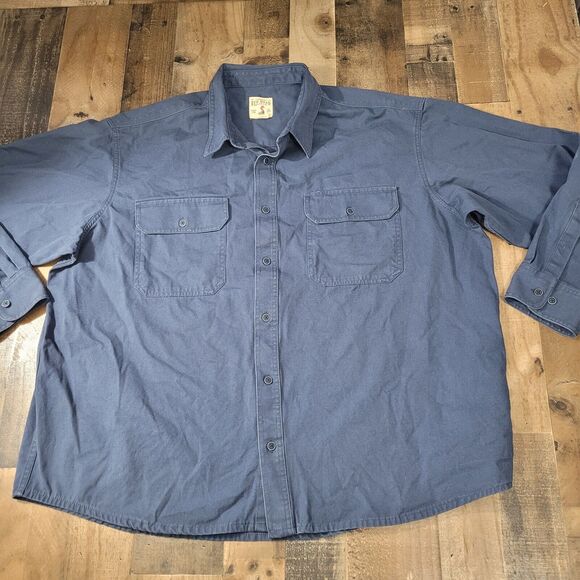 RedHead Men's Button Down Shirt Blue Long Sleeve‎ Size 3XL Collared. Work - Picture 1 of 8